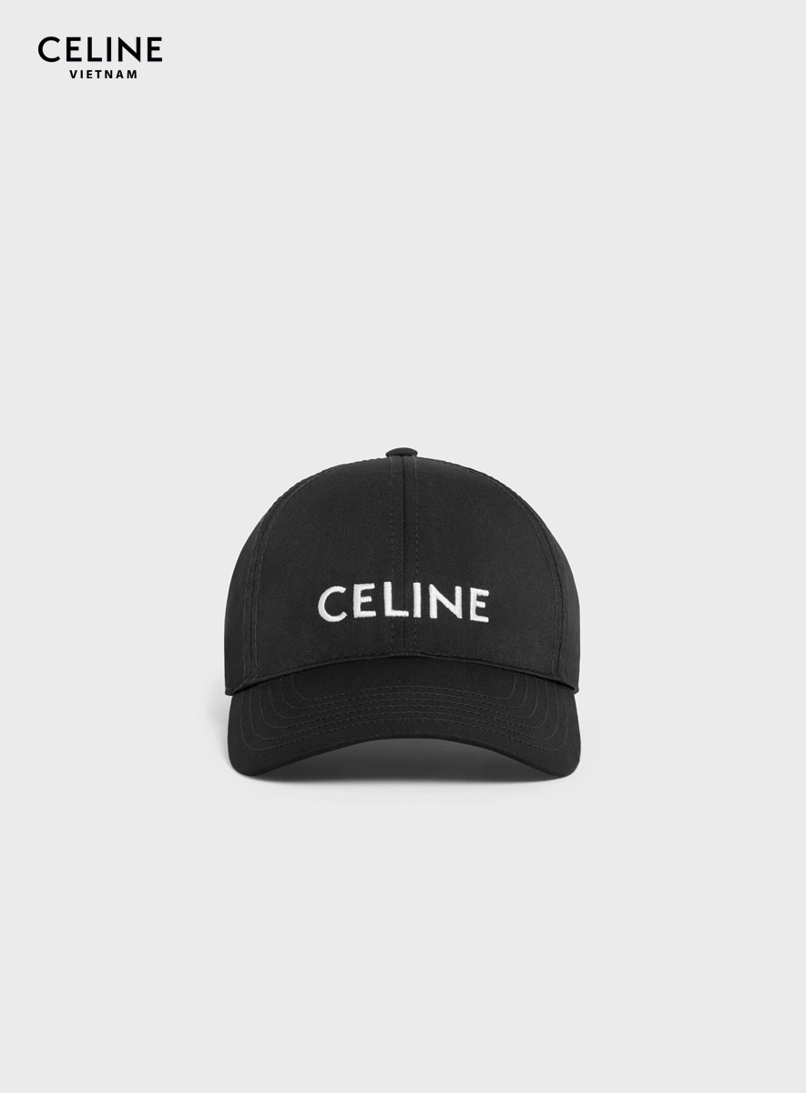 celine-baseball-cotton-den-1 Celine Baseball Cotton Đen