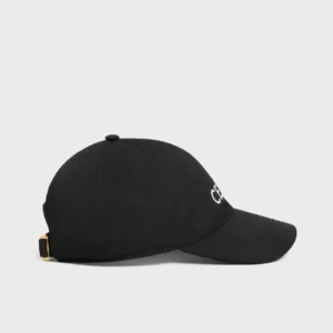 Mũ Celine Baseball Cotton Đen 2 Mũ Celine Baseball Cotton Đen