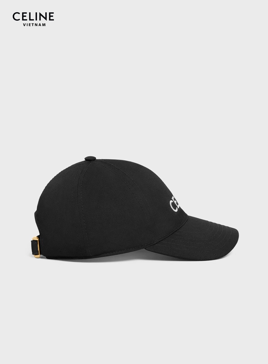celine-baseball-cotton-den-2 Mũ Celine Baseball Cotton Đen