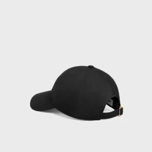 Mũ Celine Baseball Cotton Đen 3 Celine Baseball Cotton Đen