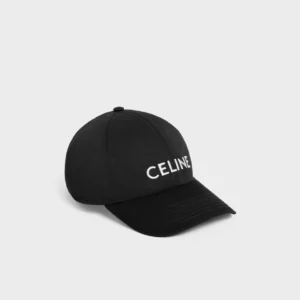 Mũ Celine Baseball Cotton Đen