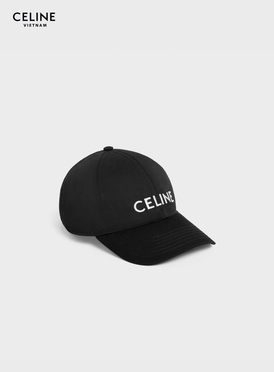 celine-baseball-cotton-den Mũ Celine Baseball Cotton Đen