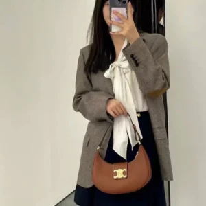 Celine Medium Ava Triomphe Nâu
