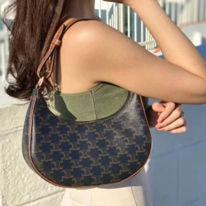 Celine Medium Ava Triomphe Tan