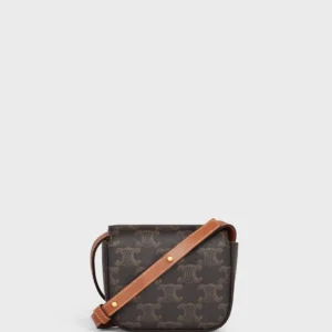 Túi Celine Mini Claude Canvas Tan