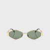 Kính Celine Triomphe 01 Metal Losange CL40254U
