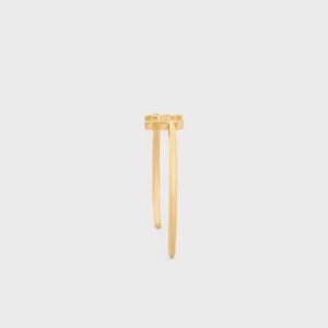 Lắc Tay Celine Triomphe Asymmetric Cuff