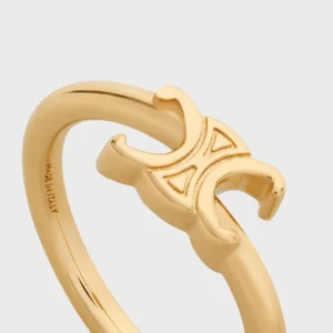 Celine Triomphe Asymmetric Gold