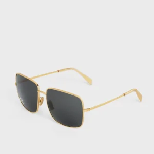 Kính Celine Triomphe Rhinestone 01 Vàng
